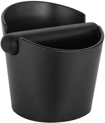 China Minimalist Coffee Blow Box Espresso Bin For Coffee Grounds With Removable Blow Bar for sale