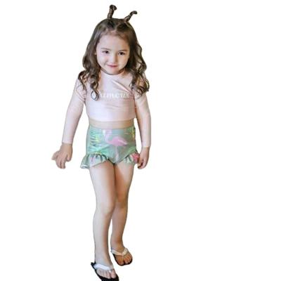 China New Fashion Summer Spandex/Polyester Swimsuit High Quality Kids Girls One Piece Swimwear for sale