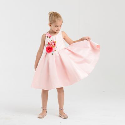 China Anti-Static Girl with Flower Party Princess Dress for sale