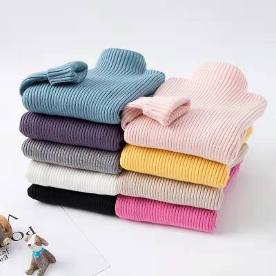 China Spring Anti-Shrink Girls Multicolor Bottom Sweater for sale