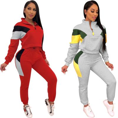 China Antibacterial Wholesale Women Fitness Sports Tracksuits Ladies Jogging Suits for sale