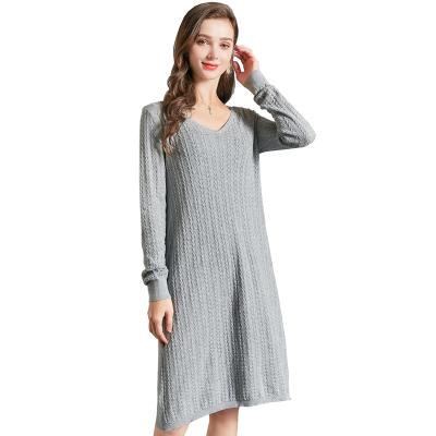 China strong enough yarn dyed Anti-wrinkle Anti-wrinkle light weight sweat 2022 knit dresses wholesale for sale