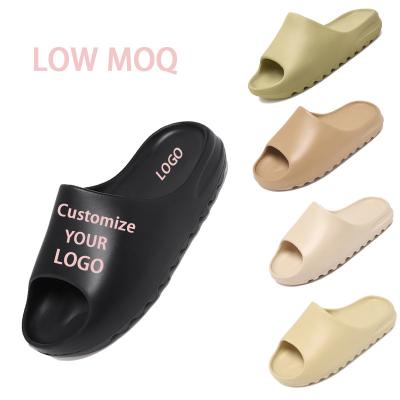 China Fashion Trend Customize Your Indoor Flip Flop Men Sliders Soft Sandal Summer LOGO Women Slide Slipper Platform Slippers for sale