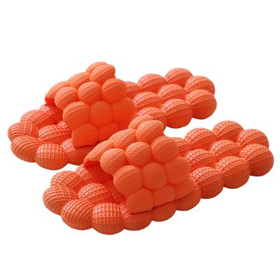 China High Quality PVC Indoor Massage Shoes Men Slider Shoes Men's Outdoor Bubble Bule Ladies Orange Women Slides Slippers For Girls for sale