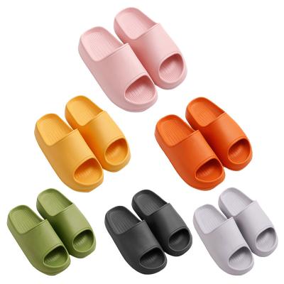 China Fashion Trend Custom LOGO Wholesale Women Soft EVA Slippers Outsole Rubber Sole Men's Sandals for sale