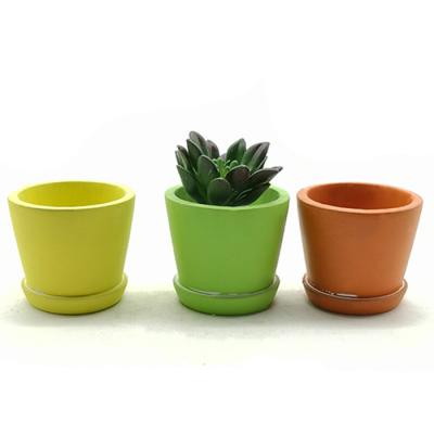 China Minimalist Custom Flower Pots and Planters Bulk Terrazzo Flower Pots for sale