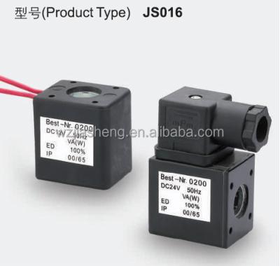 China Low Price of DC24V Pneumatic Valve, Connector Solenoid Coil, Hydraulic Solenoid Valve Coil JS-016 for sale