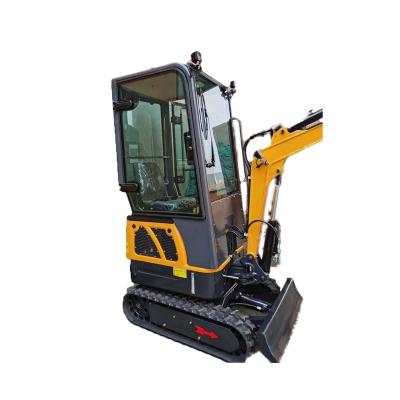 China NEW China Farms Mini Digger 1 Ton Mini Excavator Cabin Mini Digger For Garden for sale