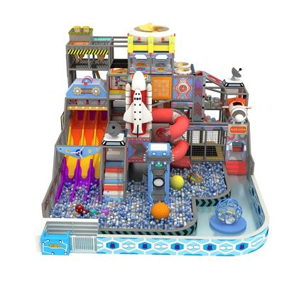 China Equipment Rocket Theme Indoor Playground Set Indoor Malls Kids Playground For Kids for sale