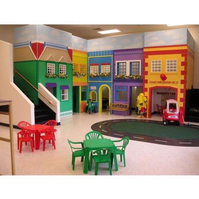 China Customized Indoor Kids Indoor Playground Role Playground Playground Kids Crane For Playground Building Theme for sale