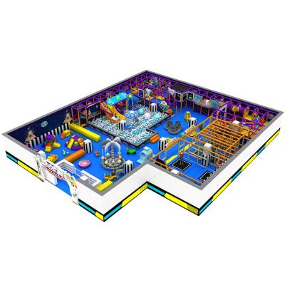 China Free Design 3-12years Kids Robot Space Theme Indoor Maze Playground Park for sale