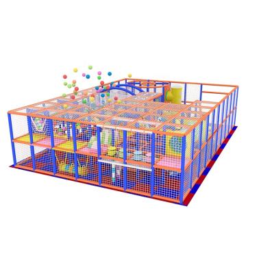 China Dreamy Indoor Playground Malls Rope Equipment Large Indoor Course Slide Kids Maze For Kids for sale