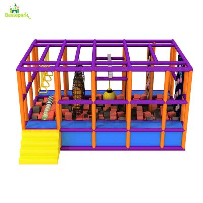 China Big malls trampoline parkour trampoline park with ninja warrior for sale