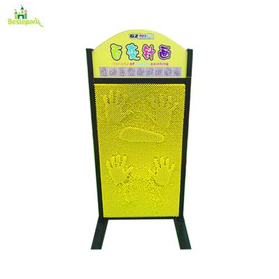 China Steel Structure+Pin Plastic Variable Panel Game Wall Paint Needle Indoor Playground Equipment For Soft Playground for sale