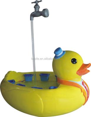 China Amusement Park China Factory Fiberglass Duck Fishing Pond Games With Fish Rods for sale