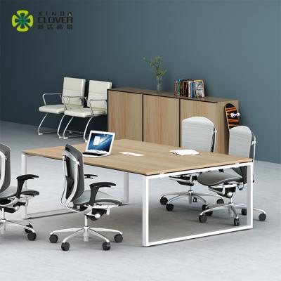 China Modern Design High End Clover SLH Series Low Price 4 Person Small Meeting Conference Table for sale