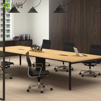 China High Quality Modular White 20 Seat Easy Installation Conference Meeting Table For Meeting Room for sale