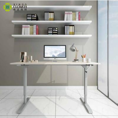 China (Height) Manual Adjustable Leg Height Table Standing Frame Adjustable Desk for sale