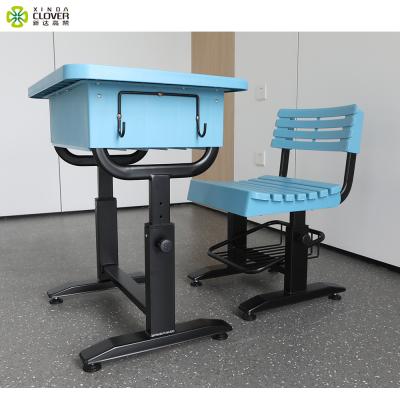 China Strong Wearability Children Kids Desk Set Height Reading Kids Study Adjustable Table And Chair for sale