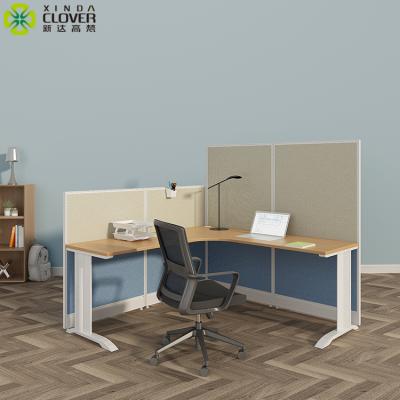 China Easy Installation Aluminum Frame Partition Design Office Cubicle Modern Office Furniture Workstations for sale