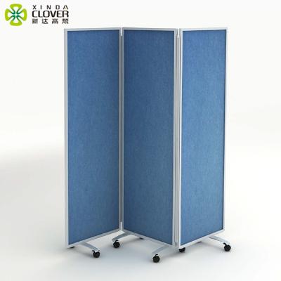 China Modern Medical Movable Privacy Bedside Clinic Hospital Furniture Patio Room Divider Folding Screen for sale