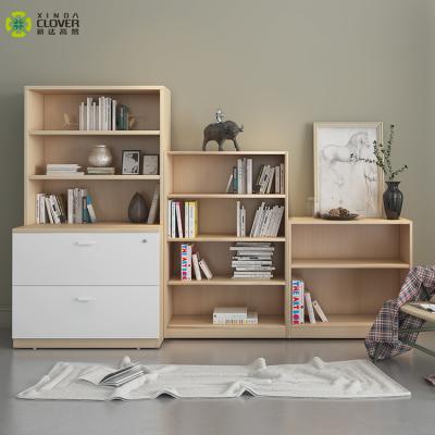 China High quality modern fashion simple design wooden bookshelf furniture for home or office for sale