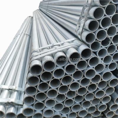 China Structure Pipe ASTM A53 Zinc Coated Pipe Hot Dipped Galvanized Hot Dip Galvanized Round Tube for sale