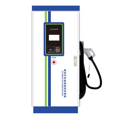 China Commercial ZHT 60KW DC CE Certified High Quality Single Floor Gun 4G WIFI CCS2 RFID Card EV Charger Station for sale