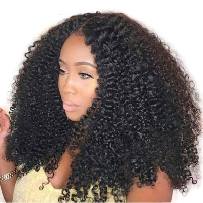 China Curly as picture hair wigs vendors, Mongolian curly hair wig highlight u part wig drop ship, hd Glueless frontal wig for sale