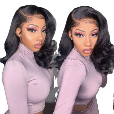 China Body Wave Cuticle Aligned Closure Body Wave 13x4 5x5 Scalp HD Transparent Swiss Lace Frontal Closure And Hair Frontal Wig for sale