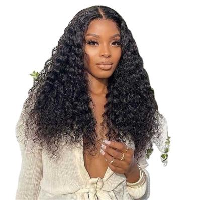 China Body Wave HD Lace Front Wigs Human Hair Pre Plucked Frontal Wig For Woman 100%Brazilian Deep Wave Hair Wigs for sale