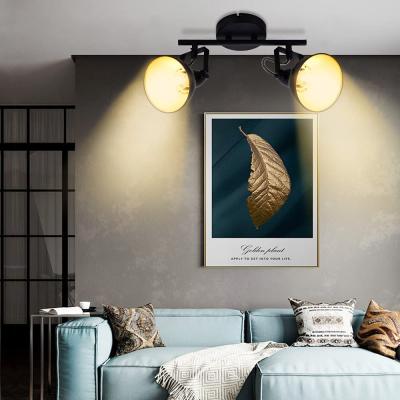 China Modern Transitional 360 Degree Spot Lighting Vintage Clothing Store Clothing Living Room Spotlight LED for sale