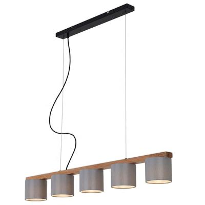 China Factory Supply 5 Lamp Chandelier Retro Fashion Outdoor Mounted Black Metal Ceiling Lamp for sale