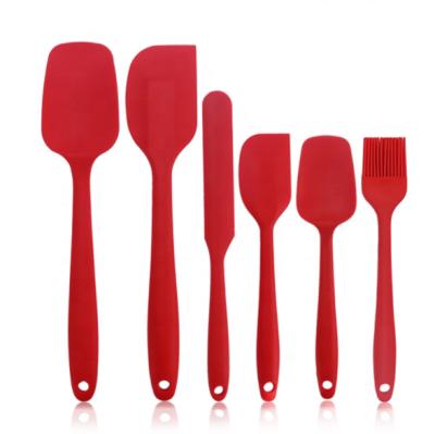 China Disposable Silicone Spatula Free BPA Free Tool Silicone Pastry Tools Baking Utensil Sets 5 Pcs for sale