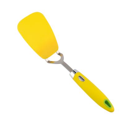 China Hot Selling Nylon Stainless Steel Viable Amazon Turner Spatula Ideal For Egg Burgers Omelets for sale