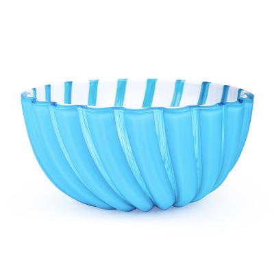 China 2021 Sustainable Practical Amazon Sky Blue Snack Salad Mixing Bowls For Living Room for sale