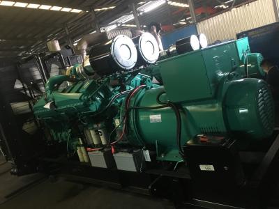 China Heavy Fuel Oil 1250kva 1mw Cummins Diesel Generator Set With Automatic Voltage Regulator for sale