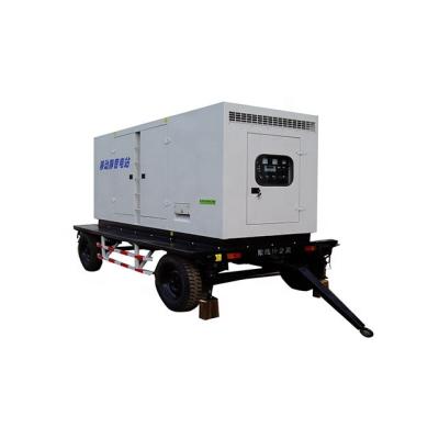 China Super Silent  Mobile Diesel Generator Trailer Mounted With Cummins Engine for sale