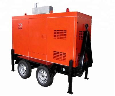 China Silent Mobile Diesel Generator 1500/  1800rpm Speed Brushless Excitation Smartgen Control for sale