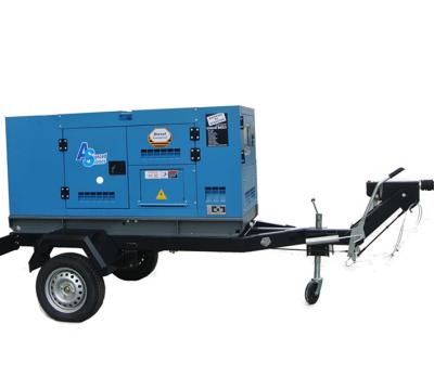 China 1500rmp 400v Trailer Mounted Generator , 20KW Diesel Standby Generator for sale