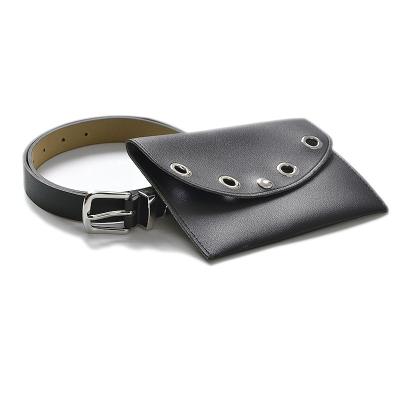 China Wholesale Fanny Pack Fanny Pack FM Fashion Belt Bag Artificial Leather Punch Mobile Phone Fanny Pack Women Belts Custom Waistband Bag for sale