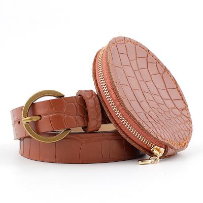 China Fanny belt Europe and the United States fashion small Statistical Institute of Statistics wind purse 100 purse women belt bag decoration small women belt custom belt bag for sale