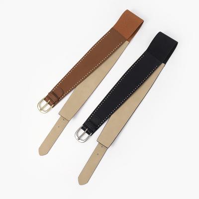 China Letter bellt FM the latest European and American fashion U-buckle package belt PU belts belt woman decorative trend for sale