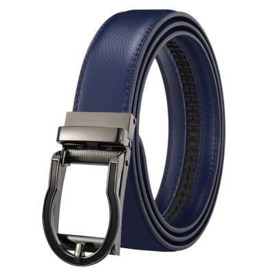 China Brand New FM Fanny Belt Men's Automatic Buckle Business Needle Buckle Leather Belt Men's Belts Luxury Genuine Leather Belts for sale