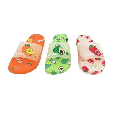 China Flat Newcomers Non Slip Babygirl Slippers Cute Cardboard Indoor Children Soft Kids Heel Shoes for sale