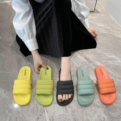 China Women Home Flip Flops Casual Slides Comfortable Non Slip Beach Wear Slippers Fashion Trend New Arrivals for sale