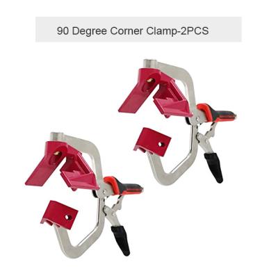 China Best Selling Powerful Strength Clamping Set of 2 90 Degree Corner Clamp Angle Clamp Tools for Woodworking Carpenter Innovative Design for sale