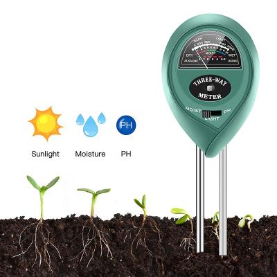 China Indoor/Outdoor Soil Moisture Multimeter PH Multimeter Soil Tester Meter 3-in-1 Test Kit for Moisture -- Light and pH for Home and Garden garden for sale