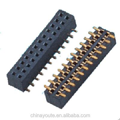 China Right Angle PCB Pin Female Header PCB Connector With 2.0MM for sale