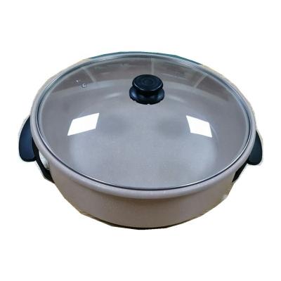 China High quality hot sale 1500W household round electric grill and pizza pan for sale